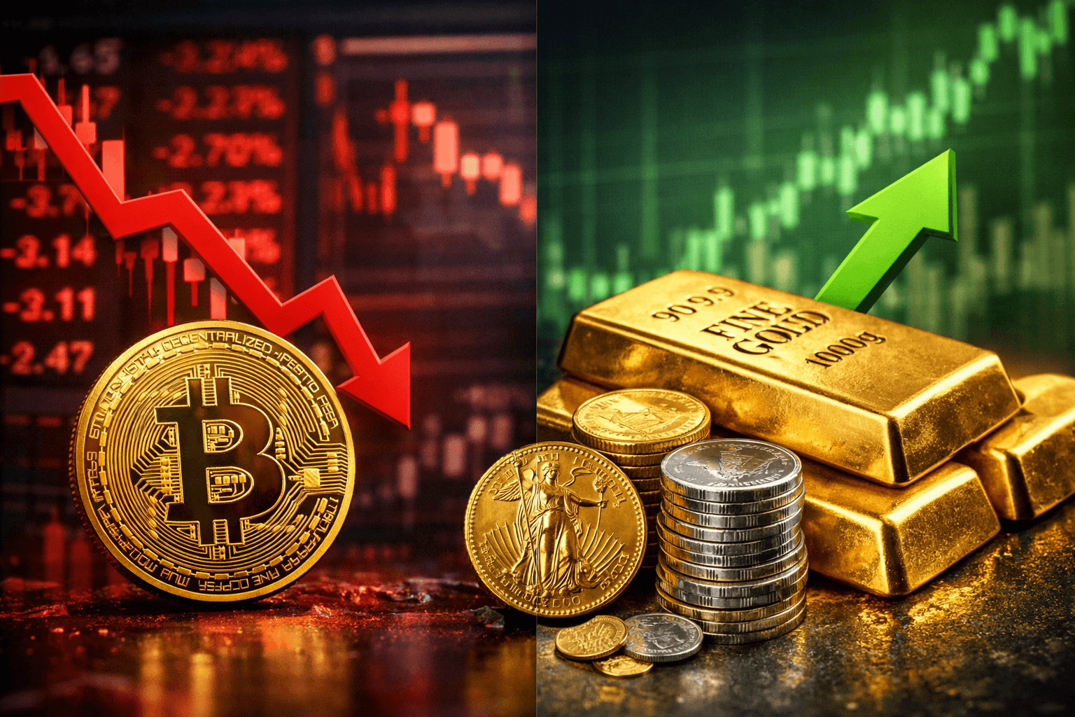 Bitcoin Tertekan, Harga Logam Mulia Mencatat Rekor Baru dan Menyerap Arus Modal Investor